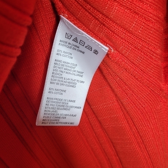 Free People Orange Red Light Cardigan Dress - Picture 12 of 14